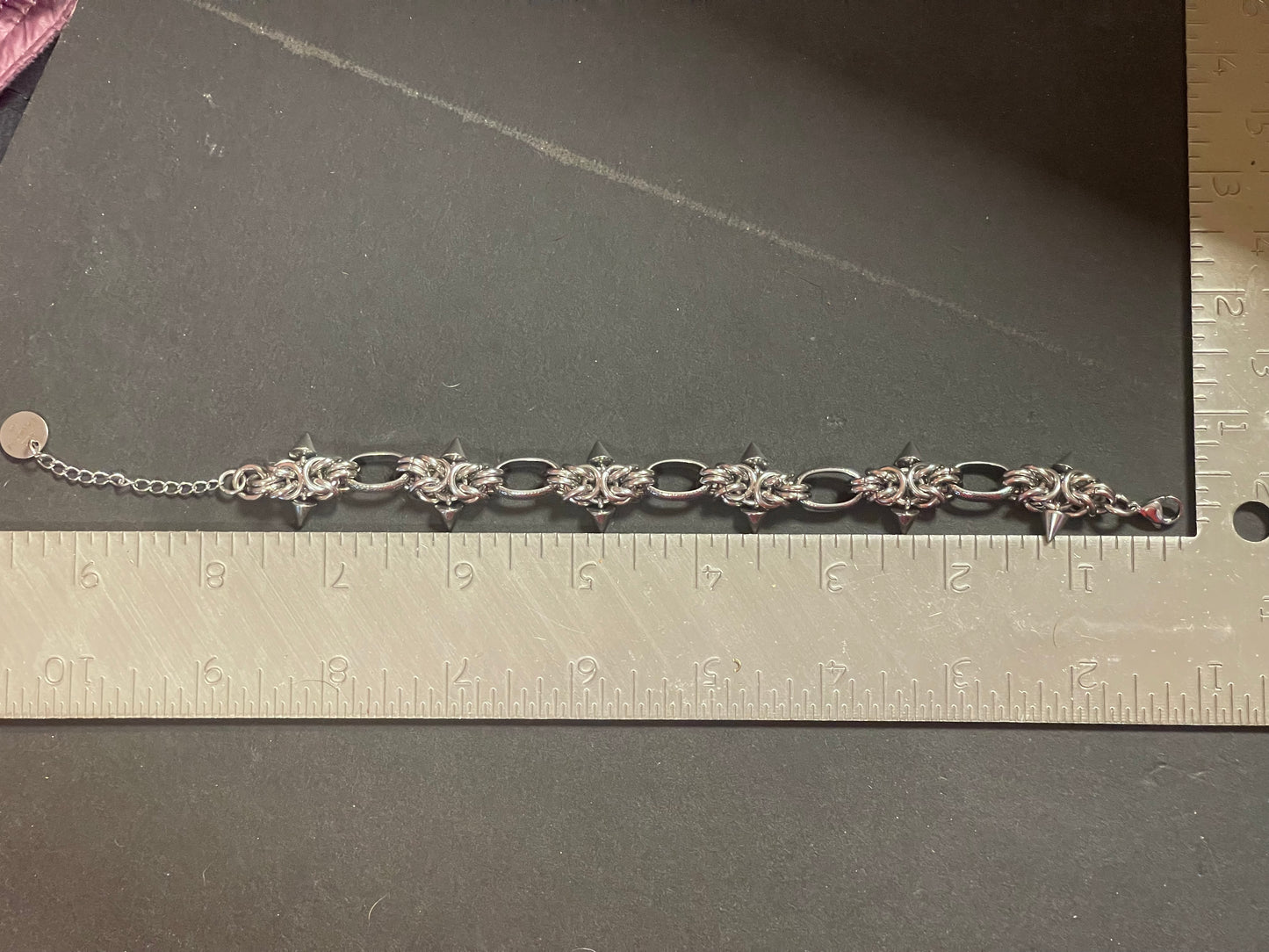 Spikey dragon skin bracelet