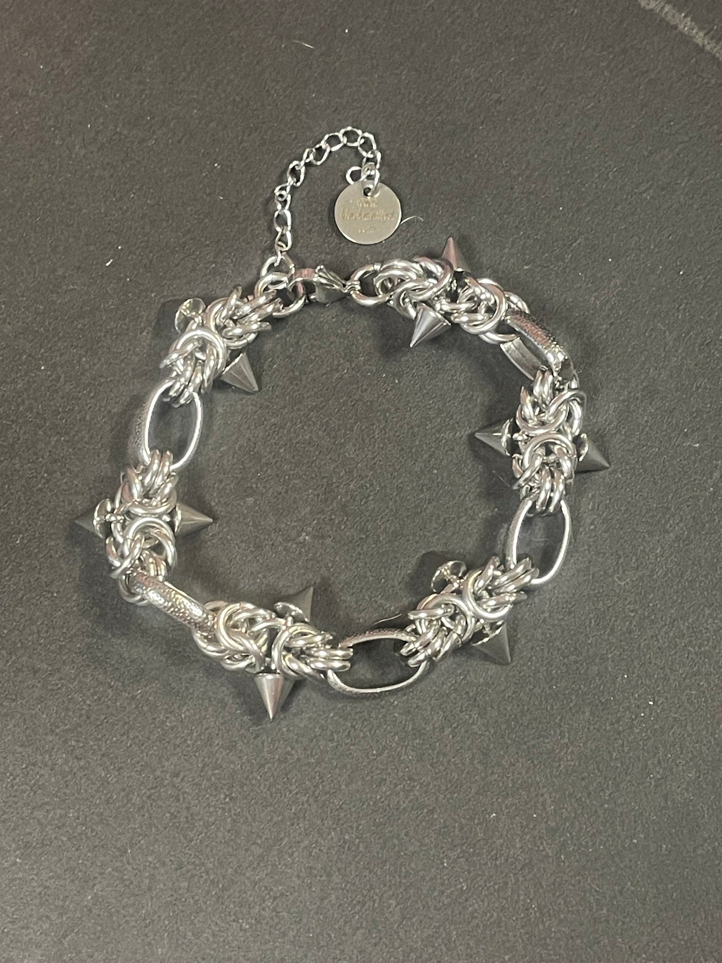 Spikey dragon skin bracelet